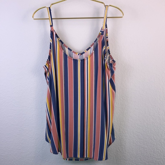 Torrid Multicolor Striped Camisole Size 2 - Picture 6 of 12